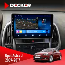Штатна магнітола Opel Astra j 2009-2017 DECKER D9-008 8X128 DSP 4G