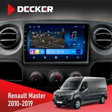 Штатна магнітола Renault Master 2010-2019 DECKER D10-008 8X128 DSP 4G