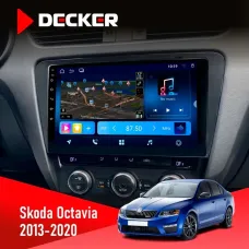 Штатна магнітола Skoda Octavia A7 2013-2020 DECKER D10-008 8X128 DSP 4G