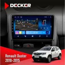 Штатна магнітола Renault Duster 2010-2015 DECKER D9-008 8X128 DSP 4G