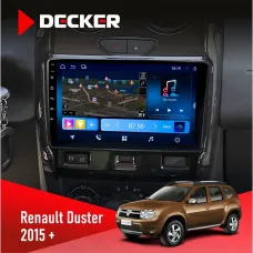 Штатна магнітола Renault Duster 2015-2022 DECKER D9-008 8X128 DSP 4G