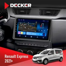 Штатна магнітола Renault Express 2021+ DECKER D9-008 8X128 DSP 4G