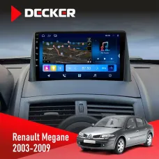Штатна магнітола Renault Megane II 2003-2009 DECKER D9-008 8X128 DSP 4G