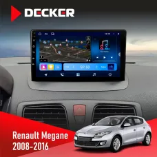 Штатна магнітола Renault Megane III 2008-2016 DECKER D9-008 8X128 DSP 4G