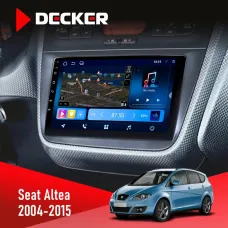 Штатна магнітола Seat Altea 2004-2015 DECKER D9-008 8X128 DSP 4G