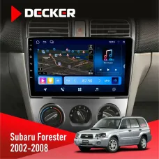 Штатна магнітола Subaru Forester 2002-2008 DECKER D9-008 8X128 DSP 4G