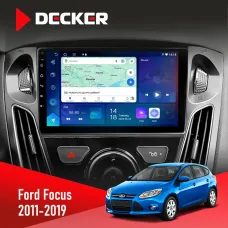 Штатна магнітола Ford Focus 2011-2019 2 DECKER D9-007 4X64 DSP 360 4G