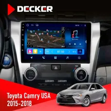Штатна магнітола Toyota Camry 2015-2018 USA DECKER D10-008 8X128 DSP 4G