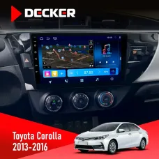Штатна магнітола Toyota Corolla 2013-2016 DECKER D10-008 8X128 DSP 4G