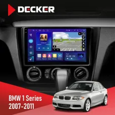 Штатна магнітола BMW 1 Series 2007-2011 DECKER D9-005 4X64, DSP, 360, 4G, 2K