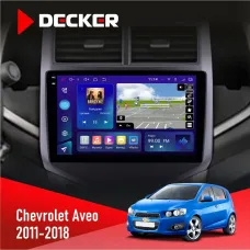 Штатна магнітола Chevrolet Aveo 2011-2018 DECKER D9-005 4X64, DSP, 360, 4G, 2K