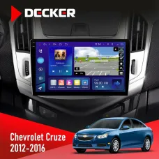 Штатна магнітола Chevrolet Cruze 2012-2016 DECKER D9-005 4X64, DSP, 360, 4G, 2K