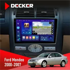 Штатна магнітола Ford Mondeo 2000-2007 Climate DECKER D9-005 4X64, DSP, 360, 4G, 2K