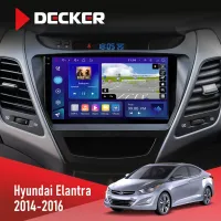 Штатна магнітола Hyundai Elantra 2014-2016 DECKER D9-005 4X64, DSP, 360, 4G, 2K