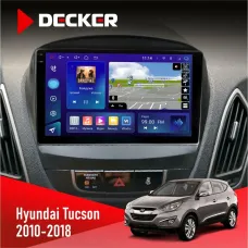 Штатна магнітола Hyundai Tucson 2010-2018 DECKER D9-005 4X64, DSP, 360, 4G, 2K
