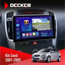 Штатна магнітола KIA Ceed 2007-2009 DECKER D9-005 4X64, DSP, 360, 4G, 2K