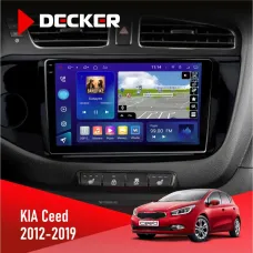 Штатна магнітола KIA Ceed 2012-2019 DECKER D9-005 4X64, DSP, 360, 4G, 2K