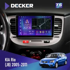 Штатна магнітола KIA Rio (JB) 2005-2011 DECKER D9-005 4X64, DSP, 360, 4G, 2K