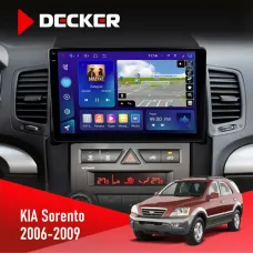 Штатна магнітола KIA Sorento (BL) 2006-2009 DECKER D9-005 4X64, DSP, 360, 4G, 2K