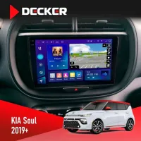 Штатна магнітола KIA Soul 2019 DECKER D9-005 4X64, DSP, 360, 4G, 2K