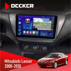 Штатна магнітола Mitsubishi Lancer 9 2000-2010 DECKER D9-005 4X64, DSP, 360, 4G, 2K