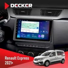 Штатна магнітола Renault Express 2021+ DECKER D9-007 4X64 DSP 360 4G