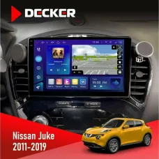 Штатна магнітола Nissan Juke 2011-2019 DECKER D9-005 4X64, DSP, 360, 4G, 2K