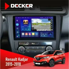Штатна магнітола Renault Kadjar 2015-2018 DECKER D9-005 4X64, DSP, 360, 4G, 2K