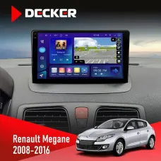 Штатна магнітола Renault Megane III 2008-2016 DECKER D9-005 4X64, DSP, 360, 4G, 2K