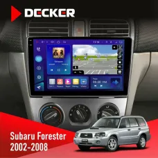 Штатна магнітола Subaru Forester 2002-2008 DECKER D9-005 4X64, DSP, 360, 4G, 2K