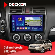 Штатна магнітола Subaru Forester 2013-2019 w/o CAN DECKER D9-005 4X64, DSP, 360, 4G, 2K
