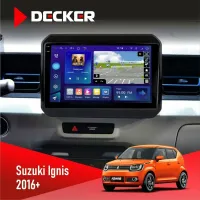 Штатна магнітола Suzuki Ignis 2016+ DECKER D9-005 4X64, DSP, 360, 4G, 2K