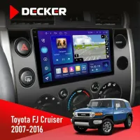 Штатна магнітола Toyota FJ Cruiser 2007-2016 DECKER D9-005 4X64, DSP, 360, 4G, 2K