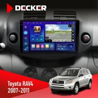 Штатна магнітола Toyota RAV4 2007-2011 DECKER D9-005 4X64, DSP, 360, 4G, 2K