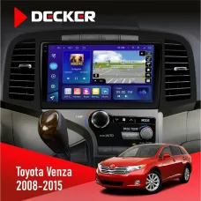 Штатна магнітола Toyota Venza 2008-2015 AMP DECKER D9-005 4X64, DSP, 360, 4G, 2K