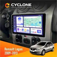 Штатна магнітола Renault Logan 2009-2013 CYCLONE C9-011 4X64, DSP