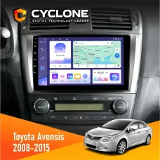 Штатна магнітола Toyota Avensis 2008-2015 CYCLONE C9-011 4X64, DSP