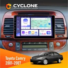 Штатна магнітола Toyota Camry 30 2001-2007 CYCLONE C9-011 4X64, DSP