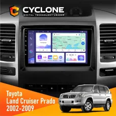 Штатна магнітола Toyota Land Cruiser Prado (120) 2002-2009 AMP CYCLONE C9-011 4X64, DSP