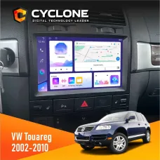 Штатна магнітола Volkswagen Touareg 2002-2010 CYCLONE C9-011 4X64, DSP