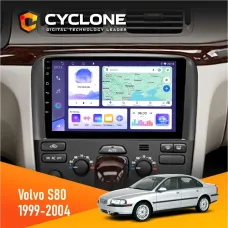 Штатна магнітола Volvo S80 1999-2004 CYCLONE C9-011 4X64, DSP