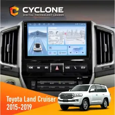 Штатна магнітола Toyota Land Cruiser (200) 2015-2019 CYCLONE C9-012 4X64 DSP 4G