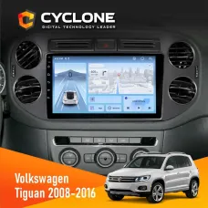 Штатна магнітола Volkswagen Tiguan 2011-2016 CYCLONE C9-012 4X64 DSP 4G