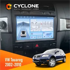 Штатна магнітола Volkswagen Touareg 2002-2010 CYCLONE C9-012 4X64 DSP 4G