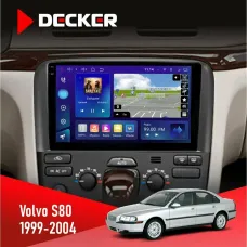 Штатна магнітола Volvo S80 1999-2004 DECKER D9-005 4X64, DSP, 360, 4G, 2K