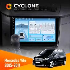 Штатна магнітола Mercedes-Benz Vito 2003-2014 CYCLONE C10-012 4X64 DSP 4G