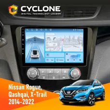 Штатна магнітола Nissan Qashqai, X-Trail 2014+ CYCLONE C10-012 4X64 DSP 4G