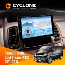Штатна магнітола Opel Vivaro 2011-2015 CYCLONE C10-012 4X64 DSP 4G