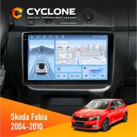 Штатна магнітола Skoda Fabia 2007-2014 CYCLONE C10-012 4X64 DSP 4G