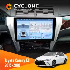 Штатна магнітола Toyota Camry 2015-2018 CYCLONE C10-012 4X64 DSP 4G